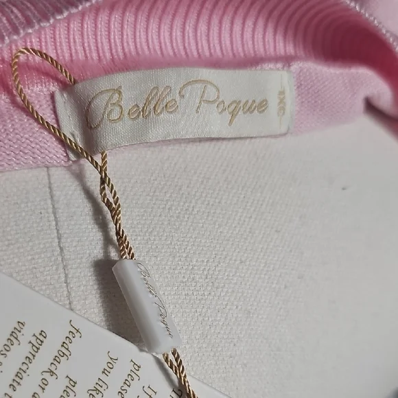 Chic Pink Women's Cardigan - Picture 2 of 3